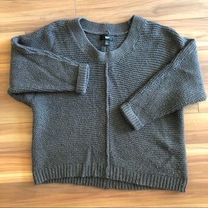 Chunky Grey Sparkle Sweater